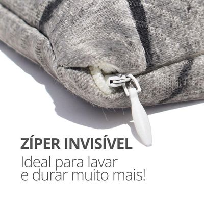 Peso De Porta Decorativo Almofada 1kg Estampa Muro De Pedras