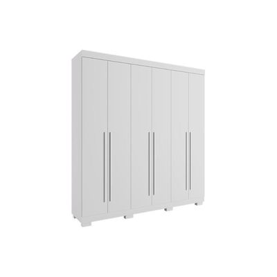 Guarda Roupa Casal 6 Portas e 3 Gavetas Ágata Cinamomo - ACP