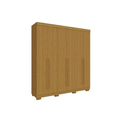 Guarda Roupa Casal 6 Portas e 3 Gavetas Ágata Cinamomo - ACP