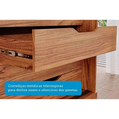 Guarda Roupa Solteiro 2 Portas de Correr (1 c/ Espelho) e 3 Gavetas c/ Pés Liz Branco - Panan