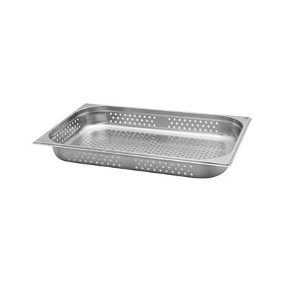 Cuba Perfurada Tramontina 1/1 em Aço Inox sem Alças Profundidade 65 mm - Aço 201