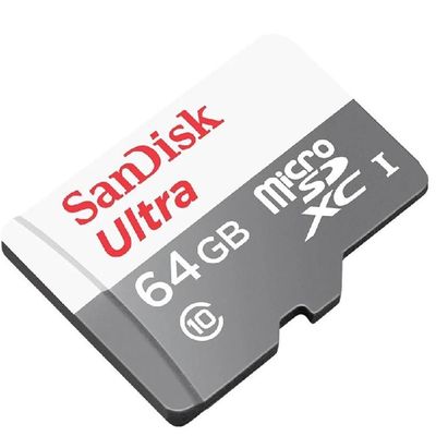 Cartão Micro Sd 64gb Ultra Clase 10 MicroSDXC UHS-I 100mb/S