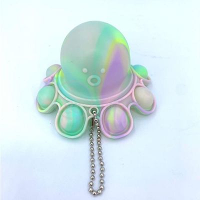 Chaveiro Polvo Reversível Pop It Anti Stress Silicone
