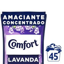 Amaciante De Roupas Comfort Concentrado Lavanda Refil 900ml
