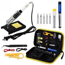 Kit Ferro Solda + Tubete Estanho Com Resina e Sugador Solda