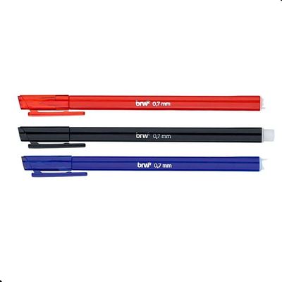 Caneta Em Gel Apagável 0.7mm Brw Azul