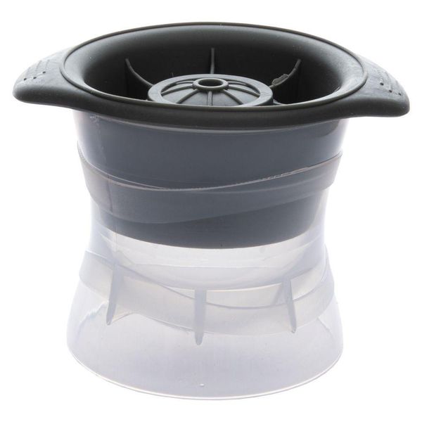 Forma De Gelo 3d Bola De Gelo Perfeita Cinza