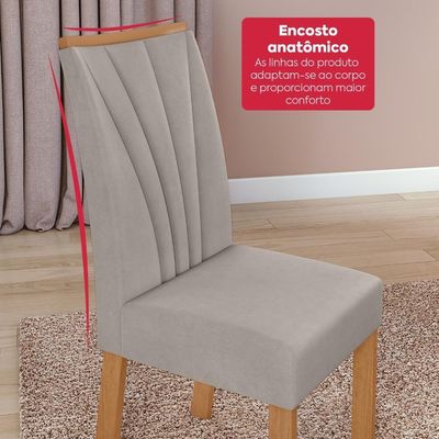Conjunto Sala De Jantar Mesa Easy Pop 4 Cadeiras Confort