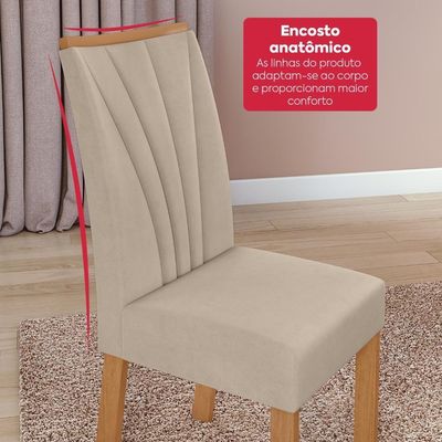 Conjunto Sala De Jantar Mesa Easy Pop 120x80cm/4 Cadeiras