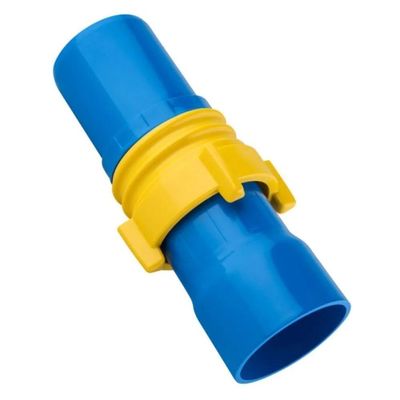 Ponta Femea 75mm Engate Rapido Roscavel Azul Irrigação Viqua