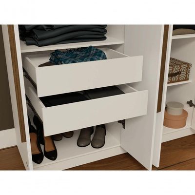 Guarda-roupa Casal 6 Portas Batentes Saturno Madesa