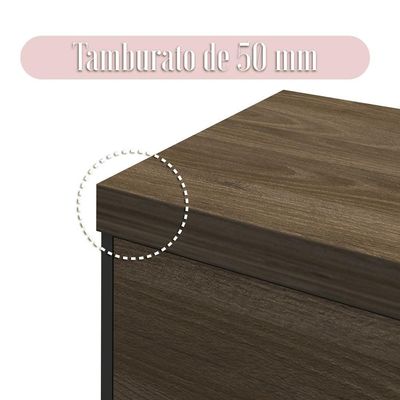 Armário Para Pasta Suspensa Tamburato A06 Marrom/preto - Mpozenato
