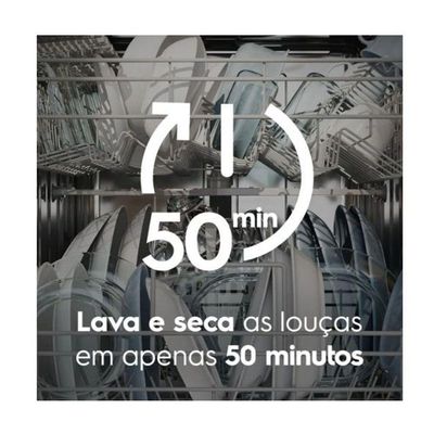 Lava-louça Electrolux  Programa Lava E Seca 50' LB10E 110V