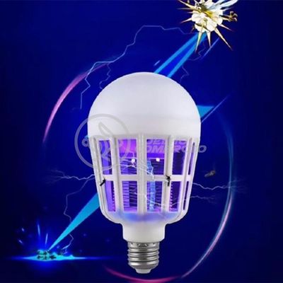 Lâmpada Luz Led Branco 15w Atrai Choque Mosquito