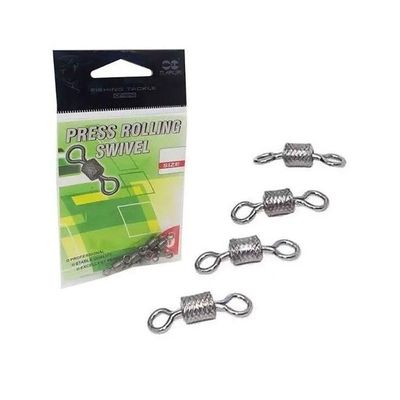 Girador De Pesca Maruri Rolete Press Rolling Swivel 1/0 60kg