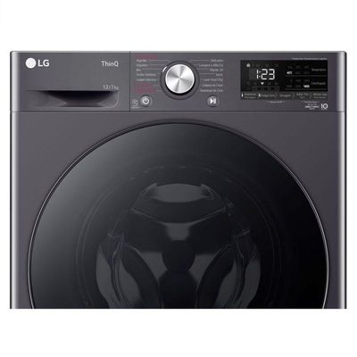 Lava e Seca Smart LG VC4 12kg Titanium Com Inteligência Artificial AIDD CV5012MC4A 220V
