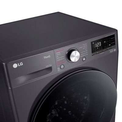 Lava e Seca Smart LG VC4 12kg Titanium Com Inteligência Artificial AIDD CV5012MC4A 220V