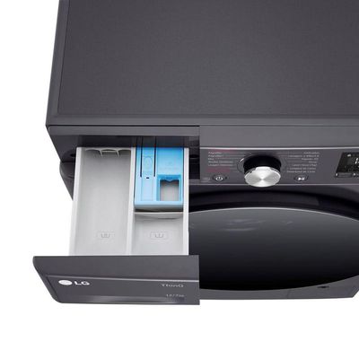 Lava e Seca Smart LG VC4 12kg Titanium Com Inteligência Artificial AIDD CV5012MC4A 220V