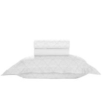 Jogo de Cama Solteiro 3 Peças 100% Algodão 180 Fios - Cintia (7899)
