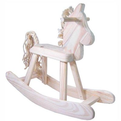 Cavalo De Balanço Em Madeira - Bohney