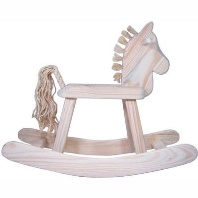 Cavalo De Balanço Em Madeira - Bohney