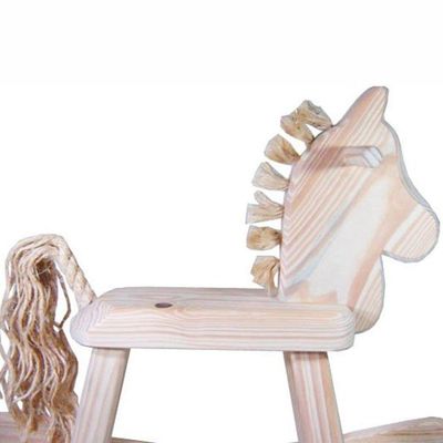 Cavalo De Balanço Em Madeira - Bohney