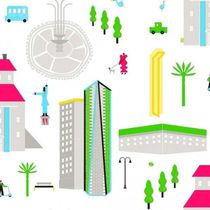 Papel De Parede Play Cidade 97104 - Rolo 10m X 0,53m