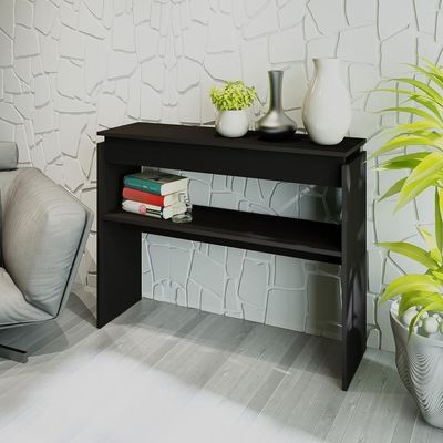 Buffet Aparador 1 Prateleira 100 Cm Preto Arly