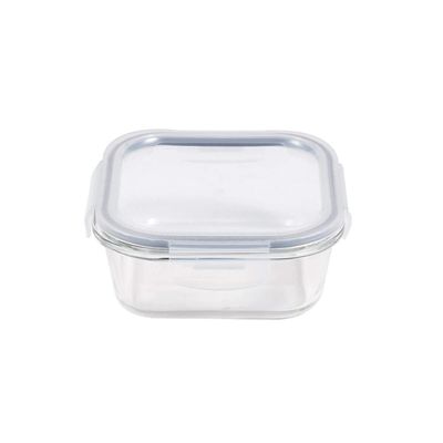 Pote hermético quadrado em vidro Kenya Kitchen 520ml