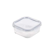 Pote hermético quadrado em vidro Kenya Kitchen 520ml