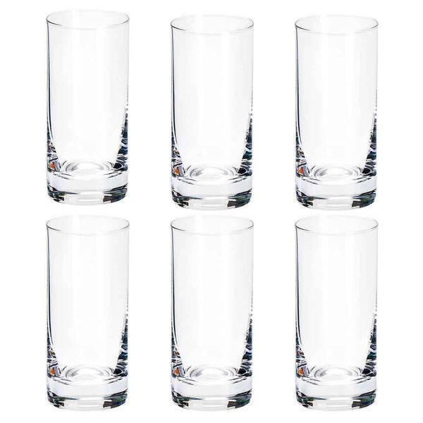 Jogo de copos para água ou suco Bohemia Barline 230ml 6 peças