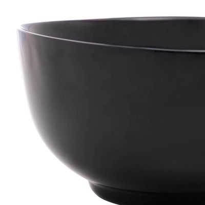 25 Cumbucas Restaurante Vidro Opalino 700ml Diwali Black Lyor Bowl para Servir