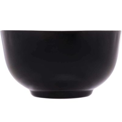 25 Cumbucas Restaurante Vidro Opalino 700ml Diwali Black Lyor Bowl para Servir
