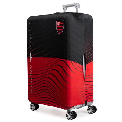 Capa de Mala Grande Flamengo Rubro Negro Oficial Preto e Vermelha G / Preto-vermelho