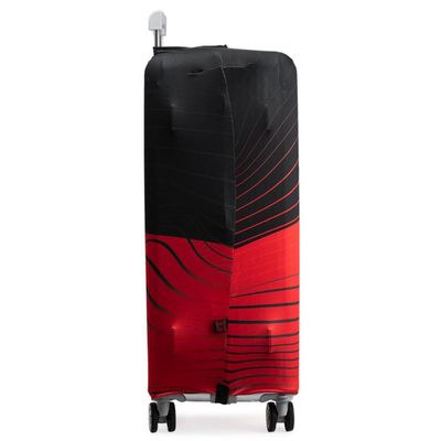 Capa de Mala Grande Flamengo Rubro Negro Oficial Preto e Vermelha G / Preto-vermelho