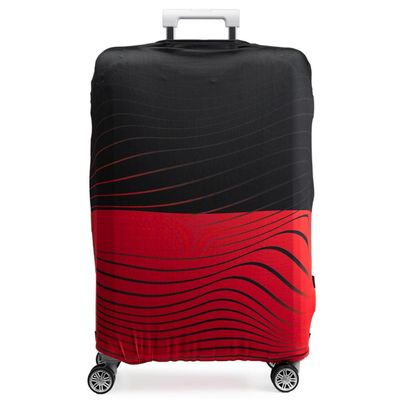 Capa de Mala Grande Flamengo Rubro Negro Oficial Preto e Vermelha G / Preto-vermelho