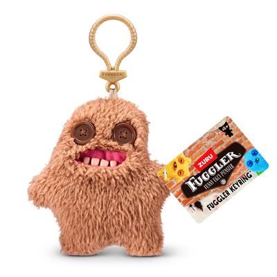 Chaveiro de Pelúcia Fuggler Key Rings 13cm - Castanho