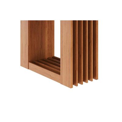 Mesa p/ Cozinha Ariela c/ Tampo Madeirado 180x90cm Cinamomo - Cimol