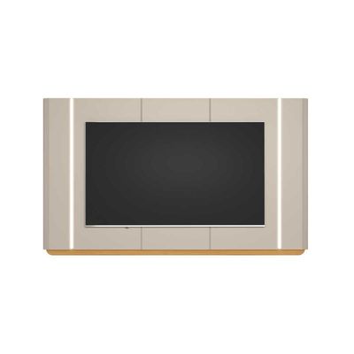 Home p/ TV até 75 Pol Santorini 239x141cm Tauari/Off White Fosco - Linea Brasil
