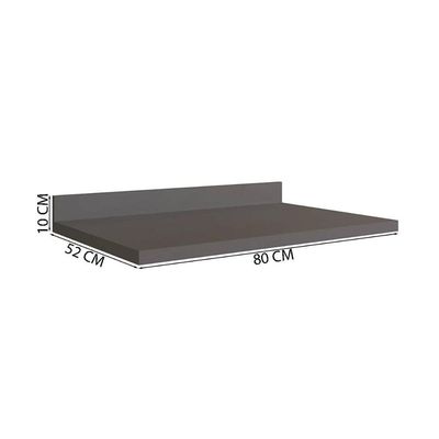 Tampo de Cozinha Modulado p/ Balcão PH 3047 Versalis 80cm Freijo Rocks - Herval