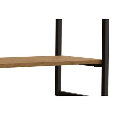 Prateleira Decorativa Quarto Bebê Industrial LI008 Canela/Branco - Kappesberg