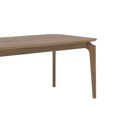 Mesa p/ Cozinha Ficus Natuame c/ Tampo Madeirado 180x90cm Carvalho/Cinamomo - Cimol
