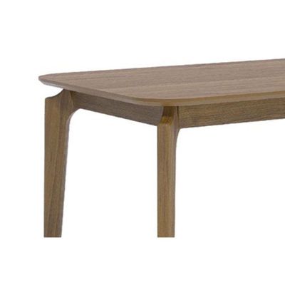 Mesa p/ Cozinha Ficus Natuame c/ Tampo Madeirado 180x90cm Carvalho/Cinamomo - Cimol
