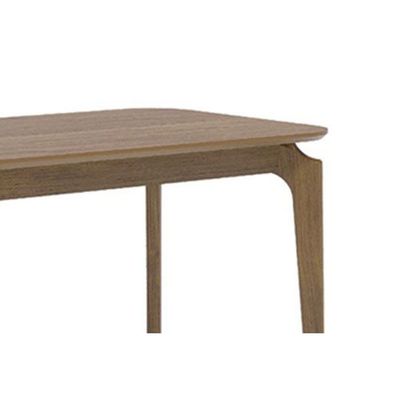 Mesa de Sala Jantar Ficus Natuame c/ Tampo Madeirado 130x80cm Carvalho/Cinamomo - Cimol