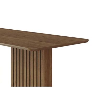 Mesa de Sala Jantar Ester c/ Tampo Madeirado 180x90cm Cinamomo - Cimol