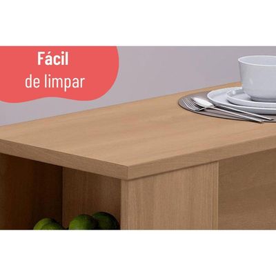 Bancada Ilha Cozinha 900515 c/ Fruteira Freijo - Telasul