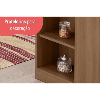 Bancada Ilha Cozinha 900515 c/ Fruteira Freijo - Telasul