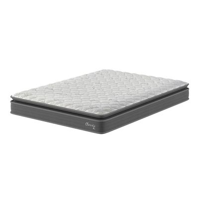 Colchão Casal de Espuma D40 Classic Alto Suporte (20x138x188) Cinza