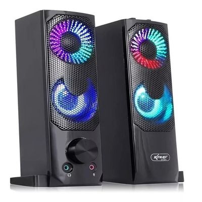 Caixa De Som Para Computador 2x1 - Barra ou Par Potência 12w Rms Kp-6040