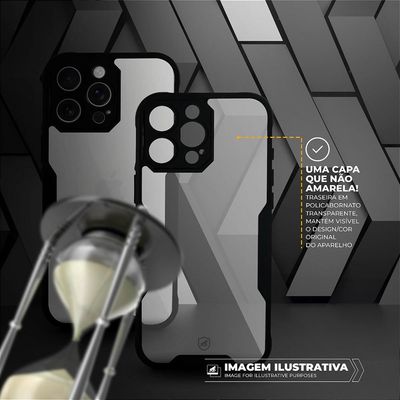 Capa para Samsung Galaxy S24 FE - Dual Shock Sense Preta - Gshield